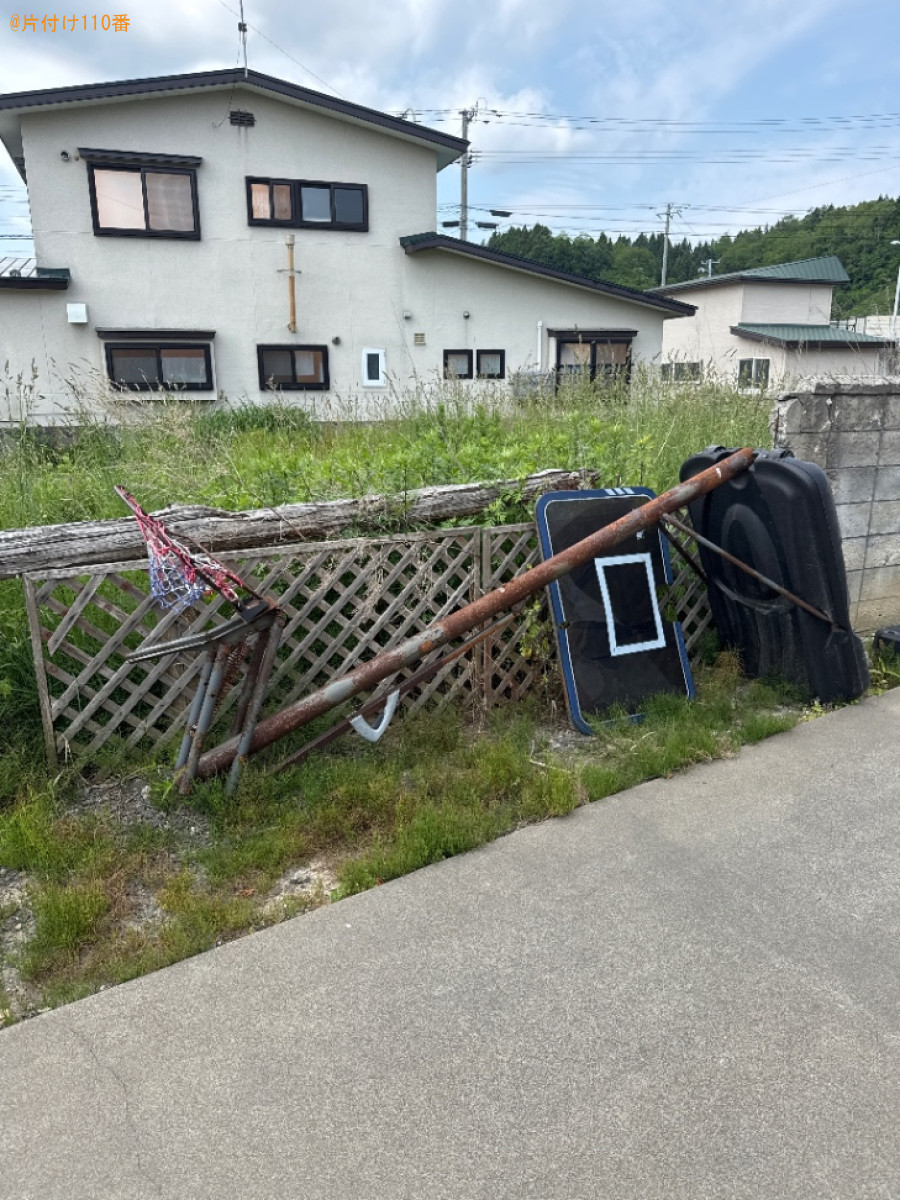 バスケットゴールの回収・処分ご依頼　お客様の声